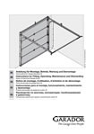 Fitting instructions Garador sectional Z track garage door